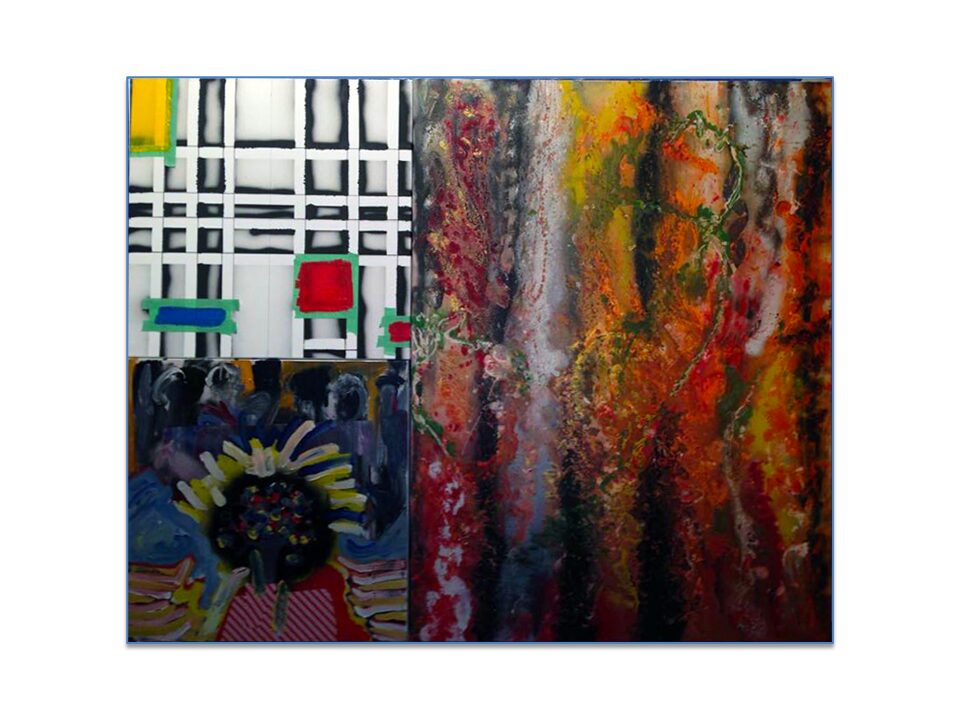 « Abstraction 9, Boule Disco » & « Abstraction 7 »