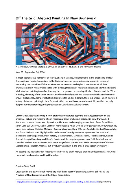 Documentation 1 de 2 - Anglais