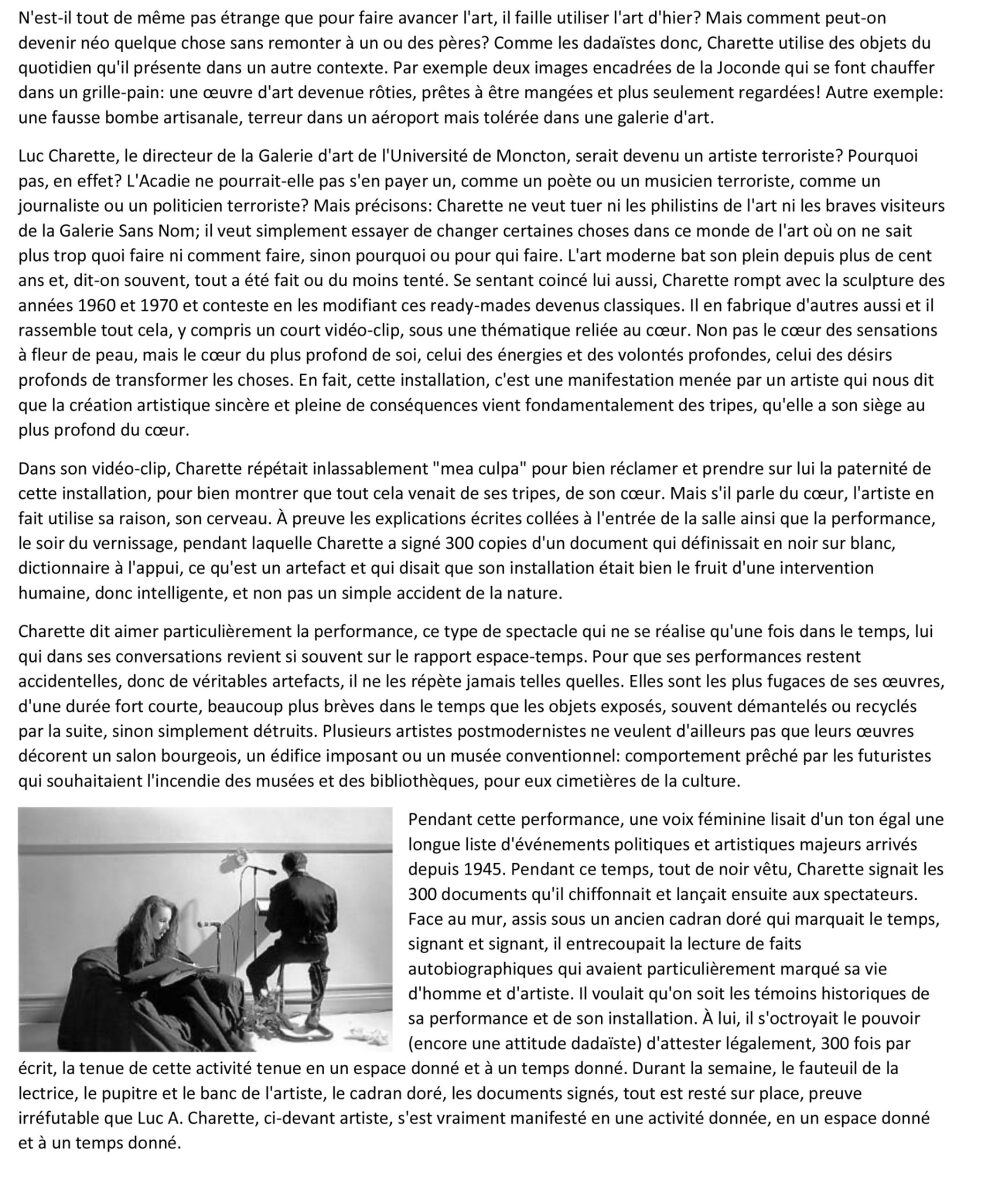 1991/ Des objets à considérer