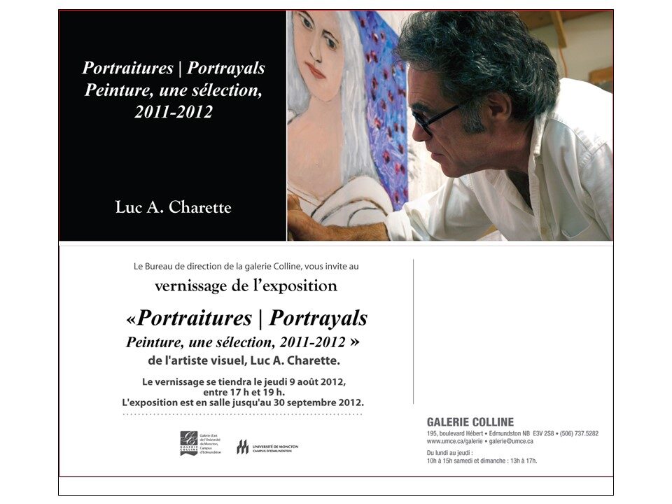 2012/ Portraitures : Peintures, une sélection, 2011-2012