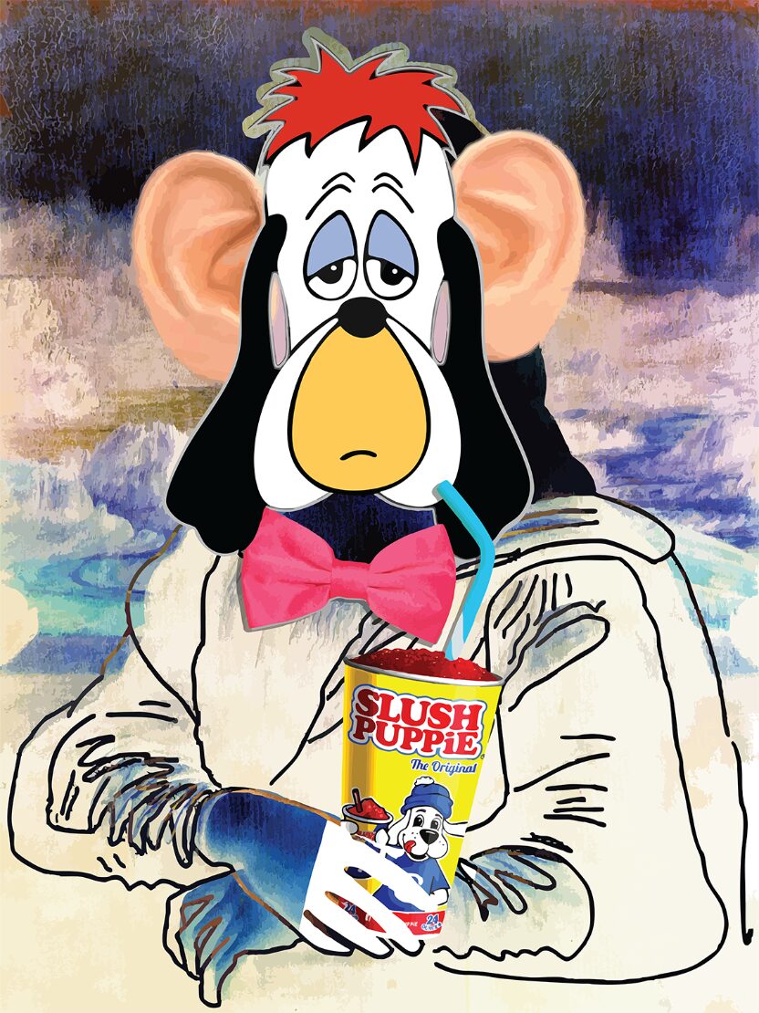 "Droopy Dog Mona Lisa"