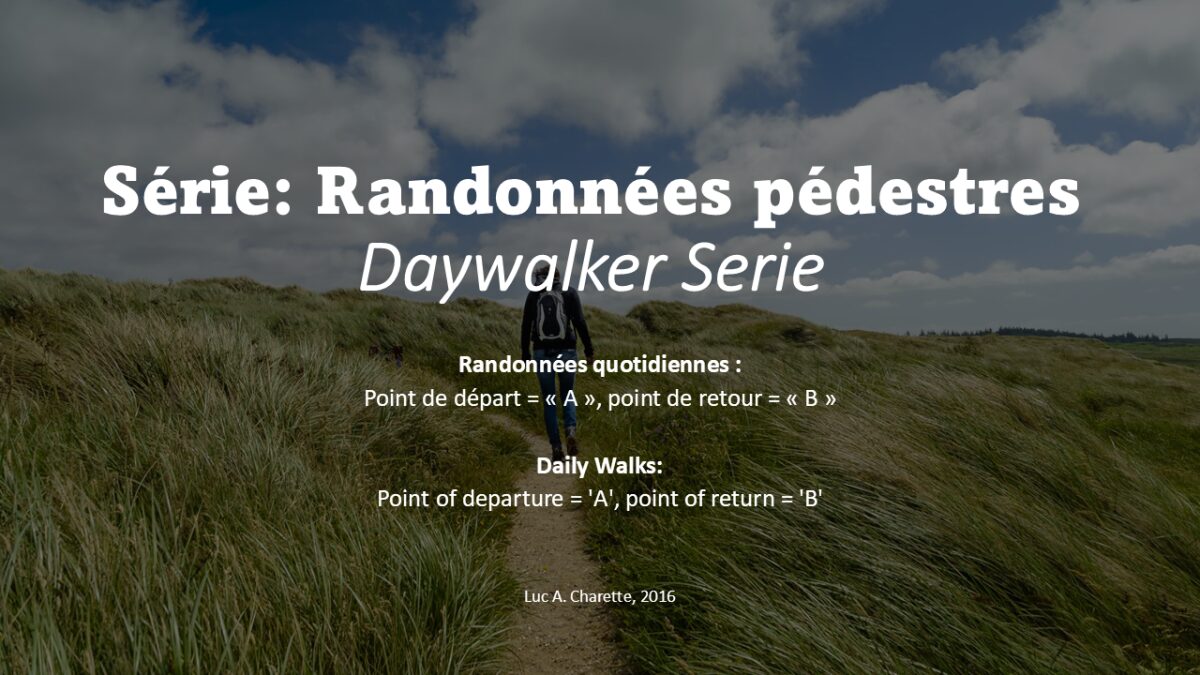 2016/ Projet: Randonnées pédestres