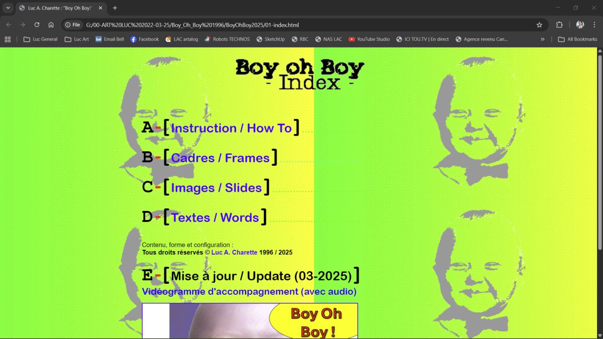 "Boy oh Boy!": Interface V-2.0