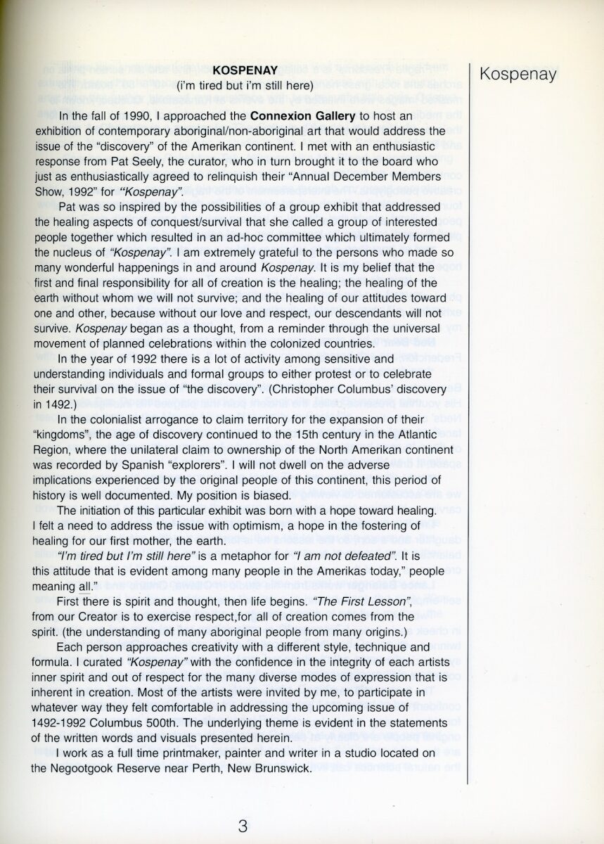 Documentation : catalogue, p. 3/11