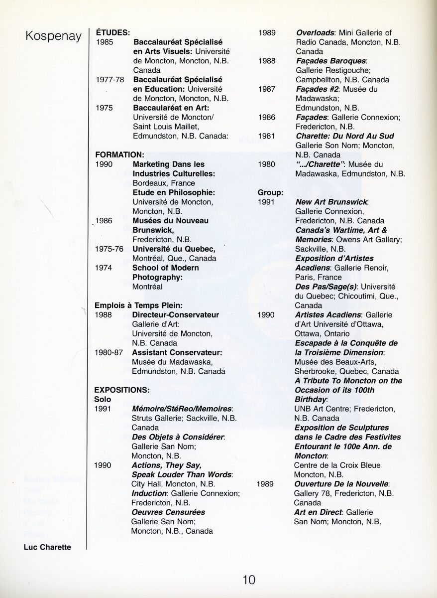 Documentation : catalogue, p. 8/11