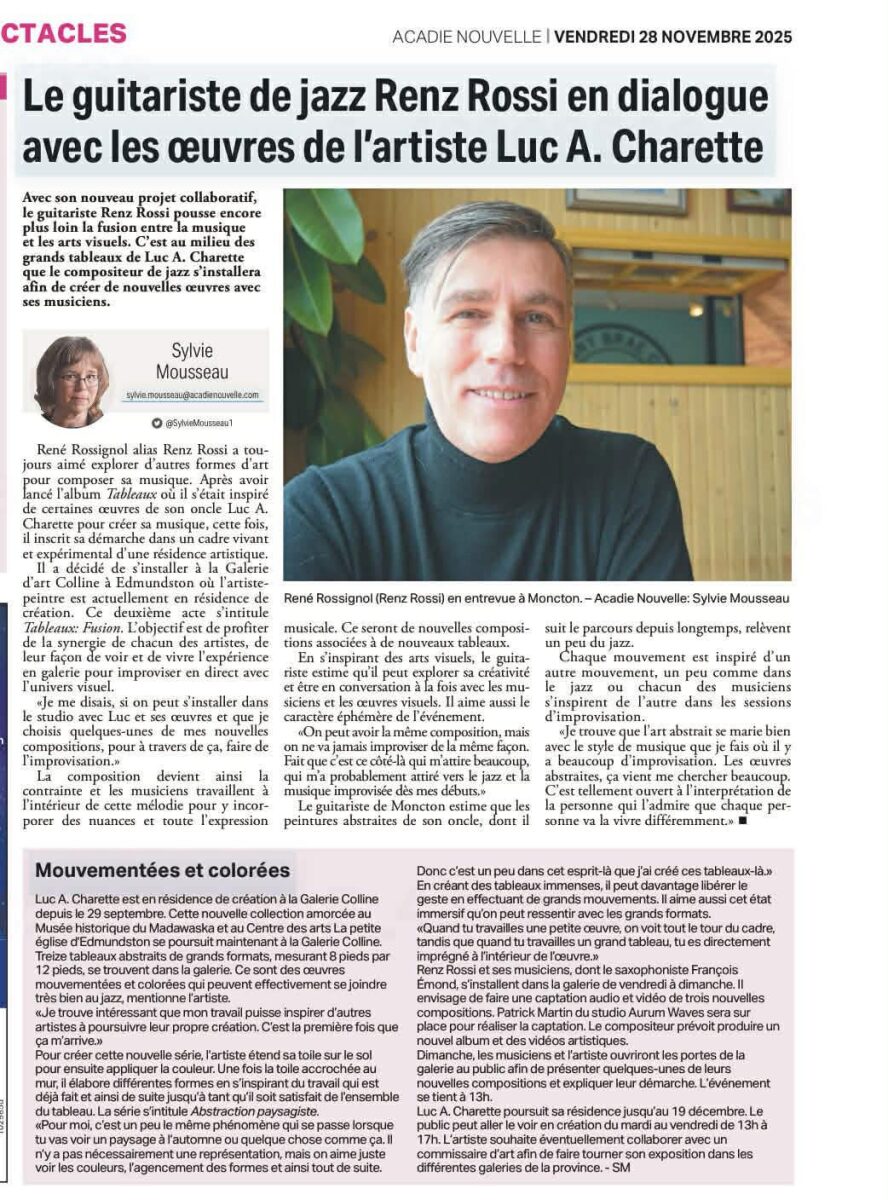 Documentation : Collaboration avec RENZ ROSSI