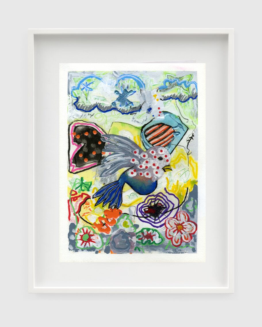 2025/ Entre la Terre & l'Air (oiseaux dans des paysages abstraits)