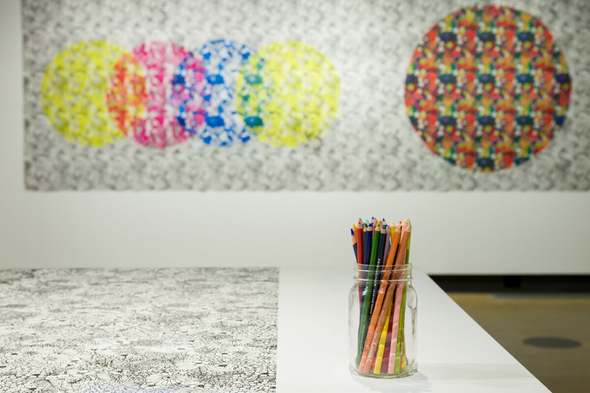 S’entourer d’herbes médicinales (Vue de l'installation)