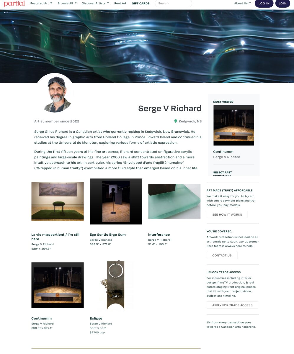 Serge Gilles Richard @ Partial.Gallery