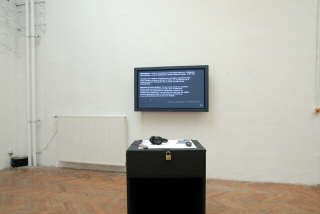 Détail - "éros-rosé", animation poétique participative, avec audio (à l’aide d’un casque d’écoute).