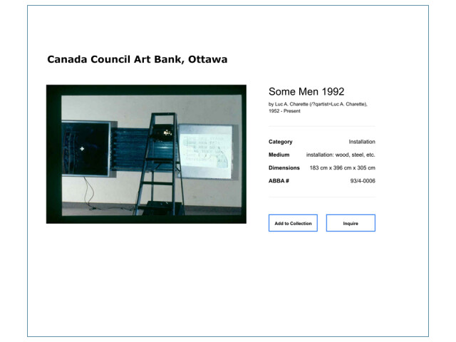 Banque d'oeuvres d'art du Canada